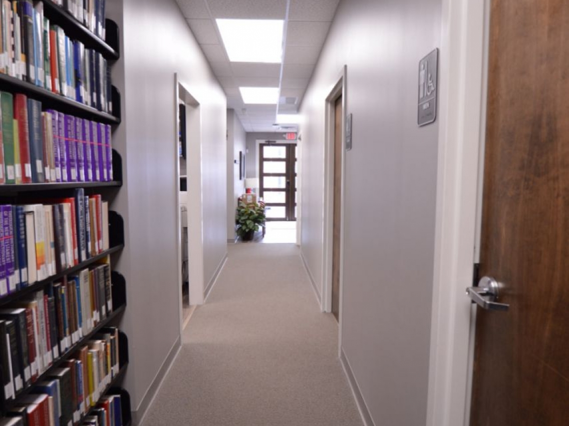 Faith Community Church hallway in office