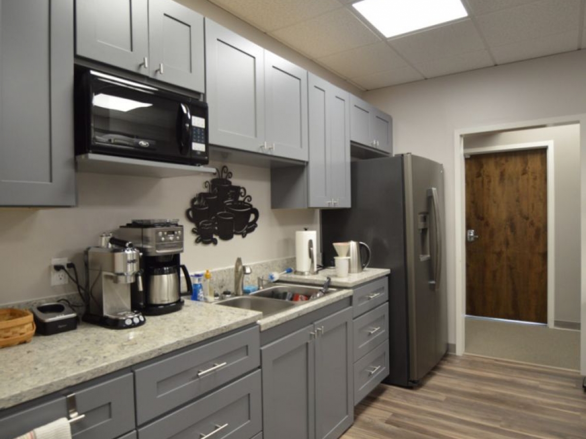 Faith Community Church Kitchen build-out in office space